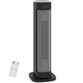 Kozy 2000W Ceramic Electric Heater with 3 Heat Settings, Timer - Black
