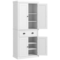 Kozy Freestanding Multi-Storage Kitchen Cabinet - White