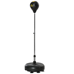 Kozy Punching Bag with Stand, 133-151cm Adjustable Height, for Teens, Gold Tone/Black