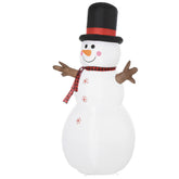 Kozy 6ft Giant Inflatable Snowman Christmas Decoration w/ LED Lights Accessories Cute Family Fun Seasonal Outdoor Indoor