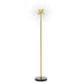 HOMCOM Modern Floor Lamp, Tall Standing Lamp with Dandelion-like Lampshade for Living Room | Aosom UK