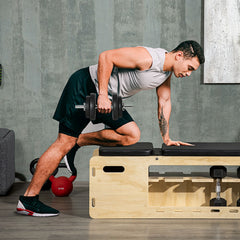 Kozy 20KG Adjustable Weights Dumbbells Set, Dumbbell Hand Weights for Home Office Gym Body Fitness Lifting Training, Black