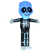 Kozy 3m Halloween Inflatable Skeleton Ghost Decoration, LED Lighted for Home Indoor Outdoor Garden Lawn Decoration Party Prop