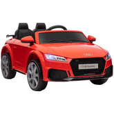 Kozy Kids Licensed Audi TT Ride-On Car 12V Battery w/ Remote Suspension Headlights and MP3 Player 3km/h Red