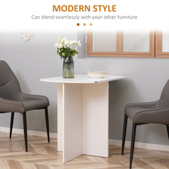 Kozy Four-Person Drop Leaf Dining Table - White