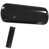 Kozy - 2000W Ceramic Electric Heater with Fan, Adjustable Thermostat, Wall Mounted - Black