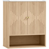 Kozy - Bathroom Wall Cabinet with Adjustable Shelf - Oak