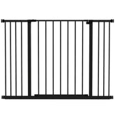 Kozy Dog Gate Pet Safety Gate Stair Barrier Pressure Fit Adjustable 76-82/86-97/101-107 cm, Black