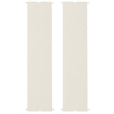 Outsunny 2 Pcs UV Protection Pergola Replacement Canopy, Pergola Shade Cover, Easy to Install, for 3 x 3(m) Pergola, Cream White