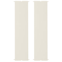 Outsunny 2 Pcs UV Protection Pergola Replacement Canopy, Pergola Shade Cover, Easy to Install, for 3 x 3(m) Pergola, Cream White