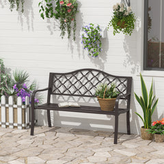 Kozy Antique Style Outdoor Cast Iron Front Porch Bench Path Chair Seat Outdoor
