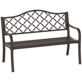 Kozy Antique Style Outdoor Cast Iron Front Porch Bench Path Chair Seat Outdoor