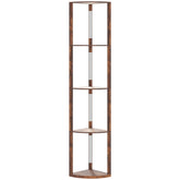 Kozy Three-Tier Corner Floor Lamp