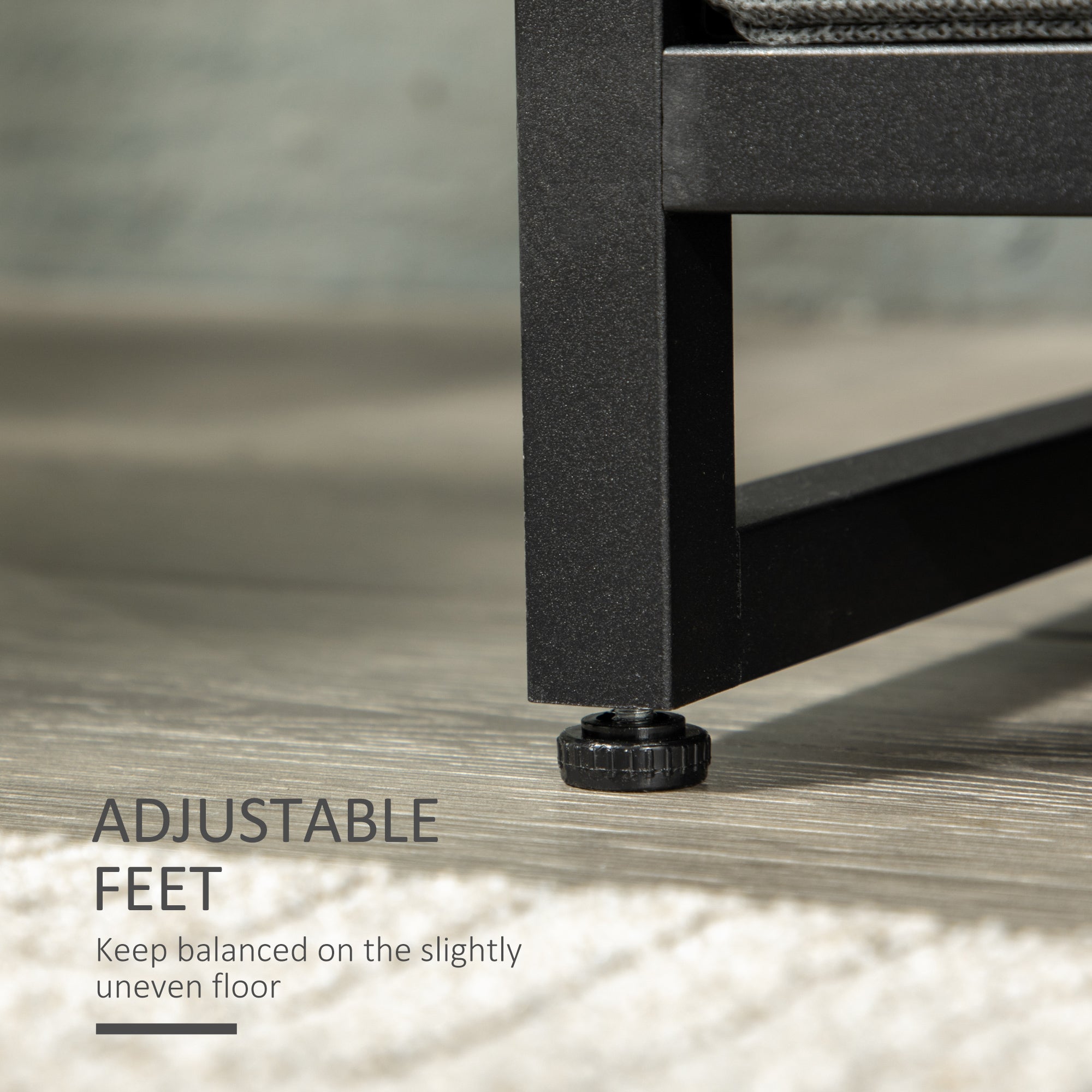 Kozy Clothes Rail, Metal Coat Stand, Garment Rack with 2 Fabric Storage Drawers, Single Wardrobe for Bedroom, Hallway, Rustic Brown and Grey