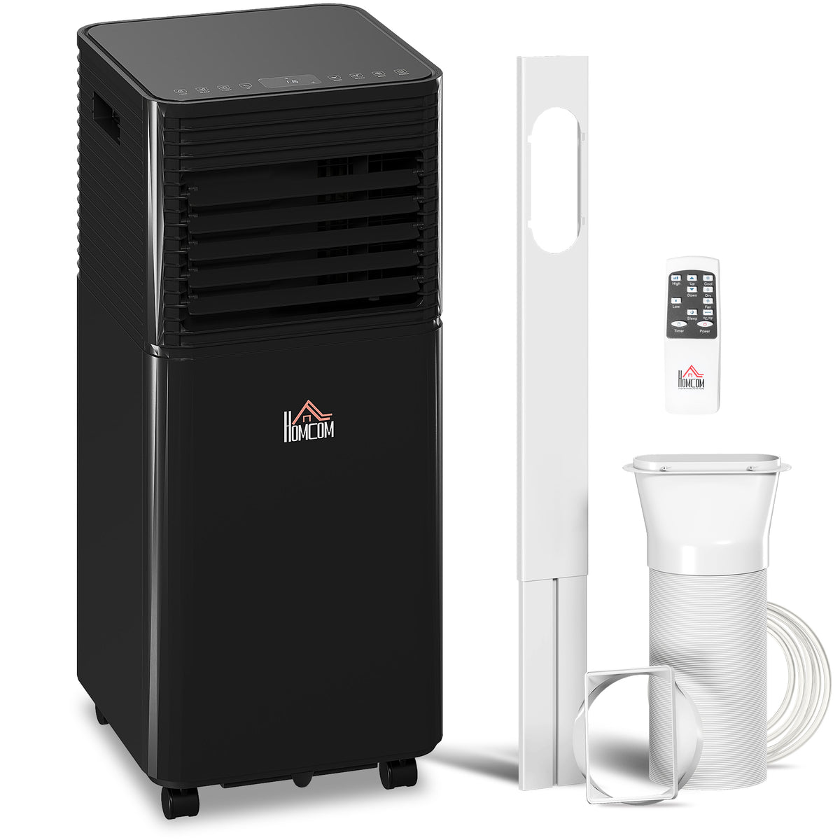Kozy 8000 BTU 4-In-1 Portable Air Conditioner Unit Cooling Dehumidifying Ventilating  for Room up to 27m², with Fan, Remote, 24H Timer, Window Mount Kit, R290, A Energy Efficiency