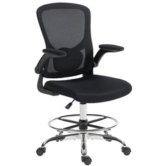 Kozy Draughtsman Chair, with Adjustable Lumbar - Charcoal Grey
