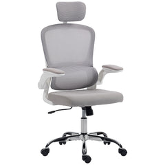 Kozy Mesh Back Office Chair, with Lumbar Support - Grey