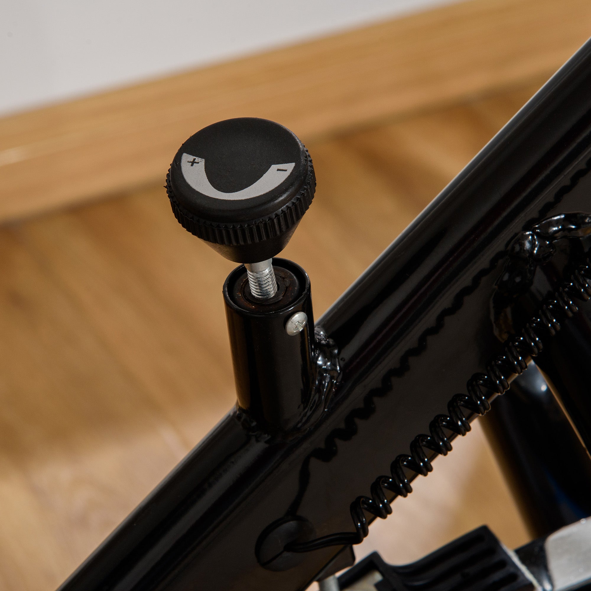 Kozy Stationary Exercise Bike, 8kg Flywheel Indoor Cycling Workout Fitness Bike, Adjustable Resistance Cardio Exercise Machine w/ LCD Monitor Pad and Phone Holder for Home, Gym, Office, Black