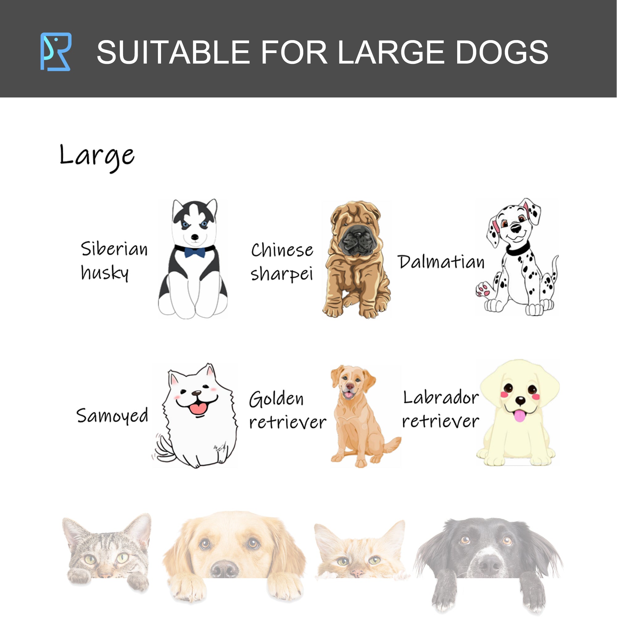 Kozy Metal Dog Cage Kennel Locking Door & Wheels Removable Tray Openable Top For Large Pets 109.5 x 71 x 78 cm