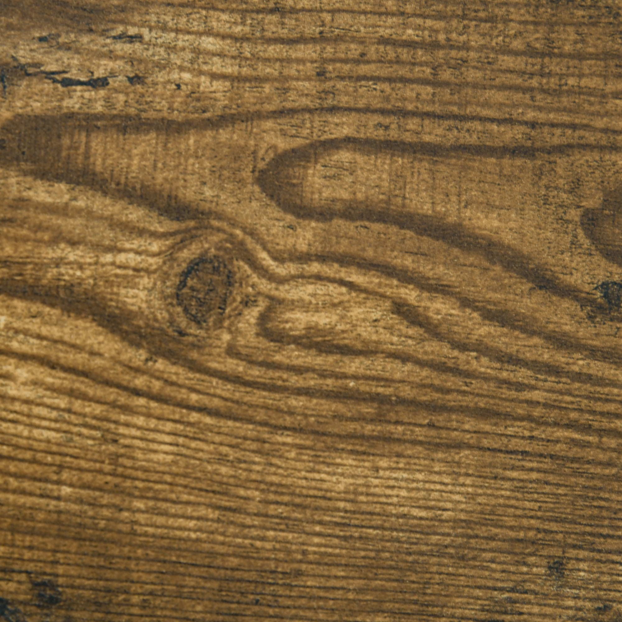 Kozy Industrial Computer Desk with Monitor Stand, 70 x 60cm Compact Desk for Small Spaces, Home Office Desk, Rustic Brown