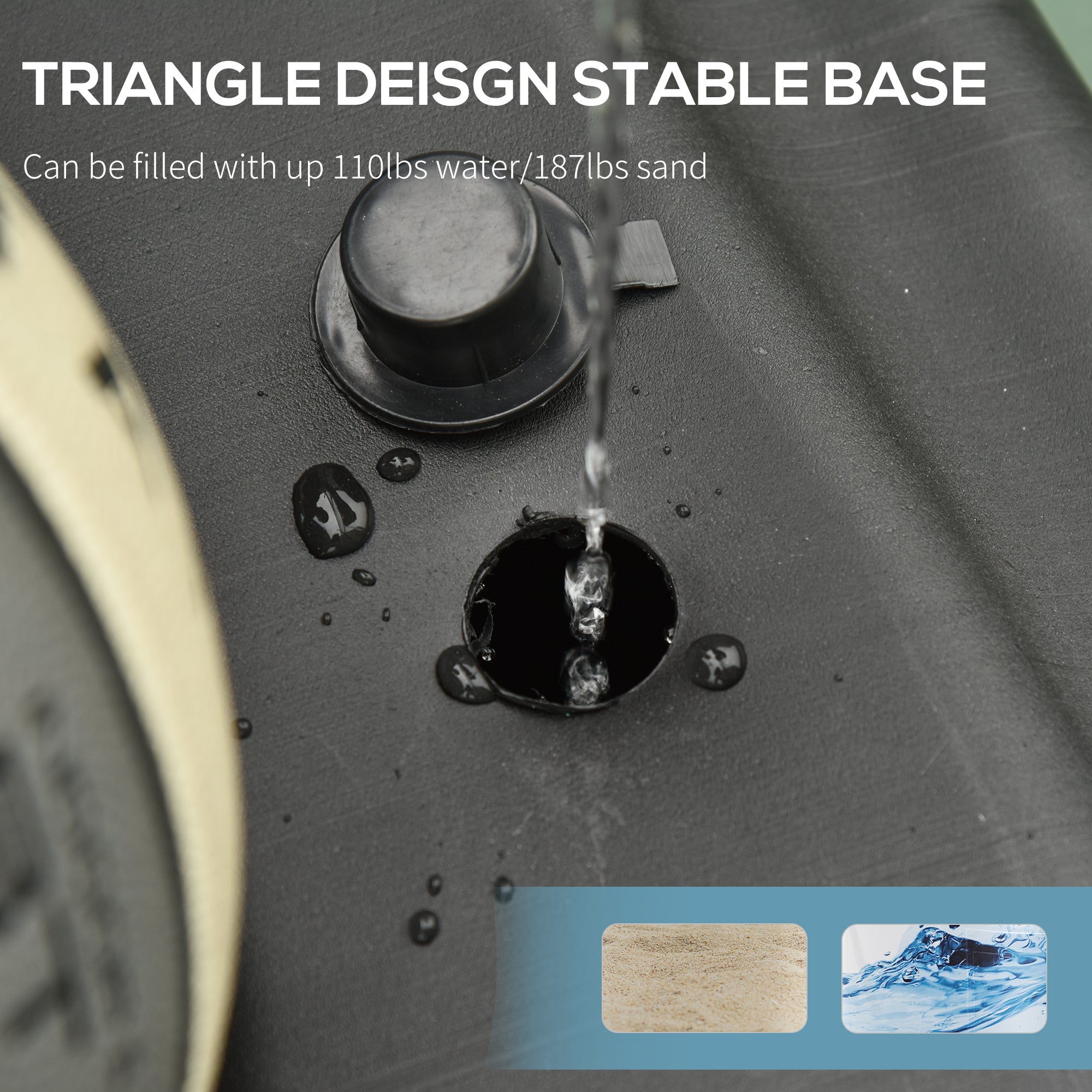 Kozy Portable 10ft Basketball Backboard Hoop Set Professional Outdoor Freestanding Basketball Stand with Wheels for Adults and Children, Adjustable High 2.55M-3.05M