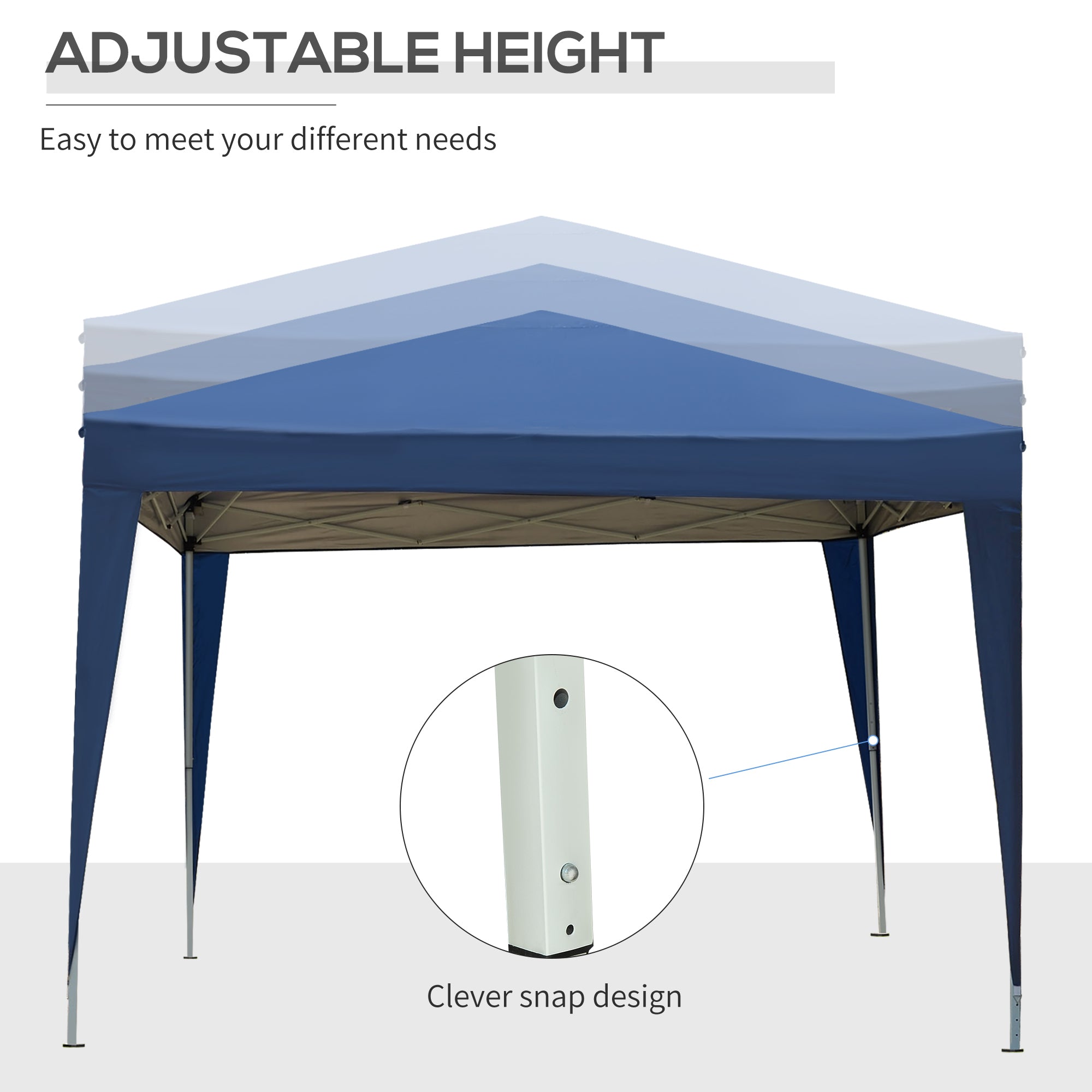 Outsunny Pop Up Gazebo Marquee, size (3m x 3m)