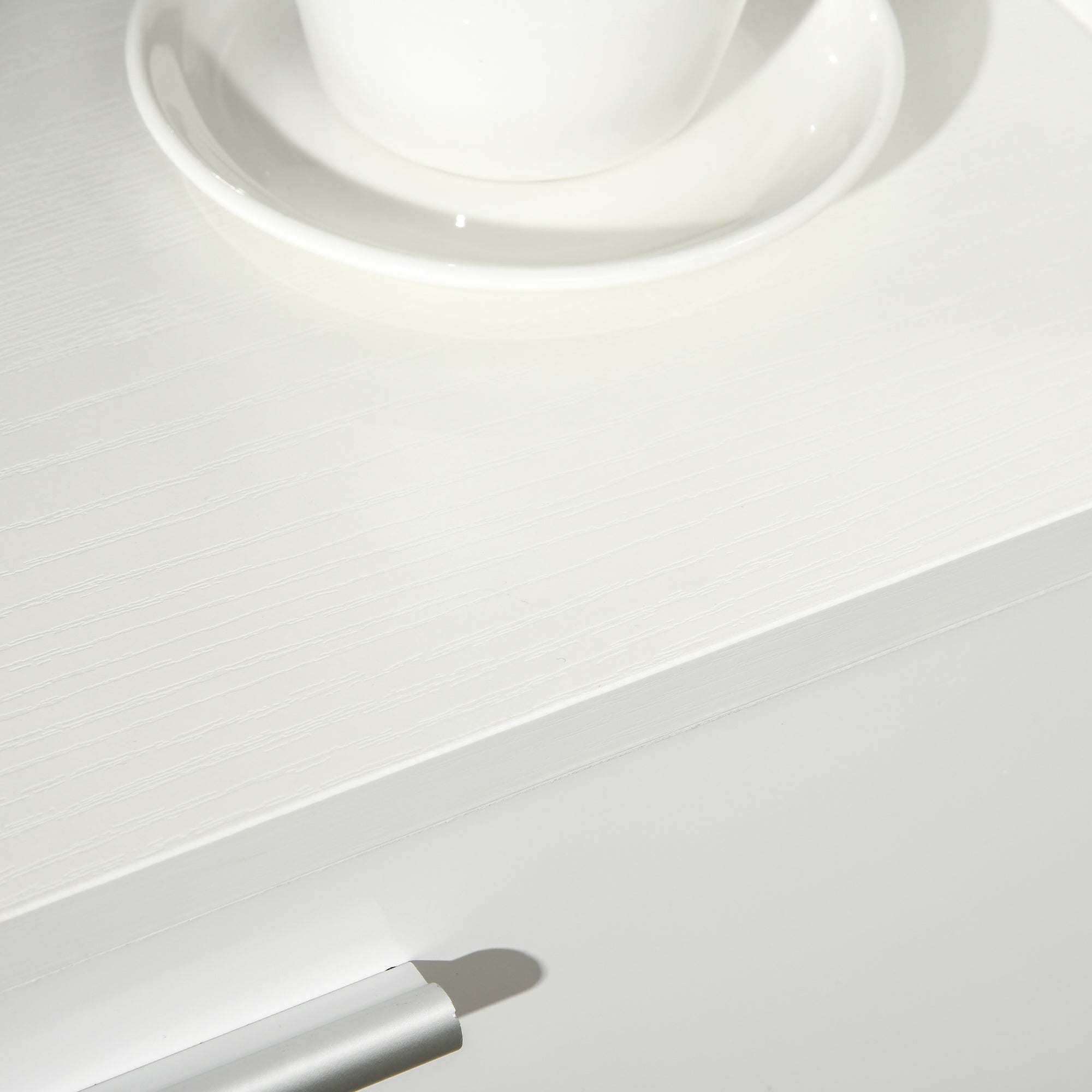 Kozy Kitchen Cupboard, Modern Kitchen Storage Cabinet with Shelves and Drawer, Free Standing Kitchen Units, 166 cm, White