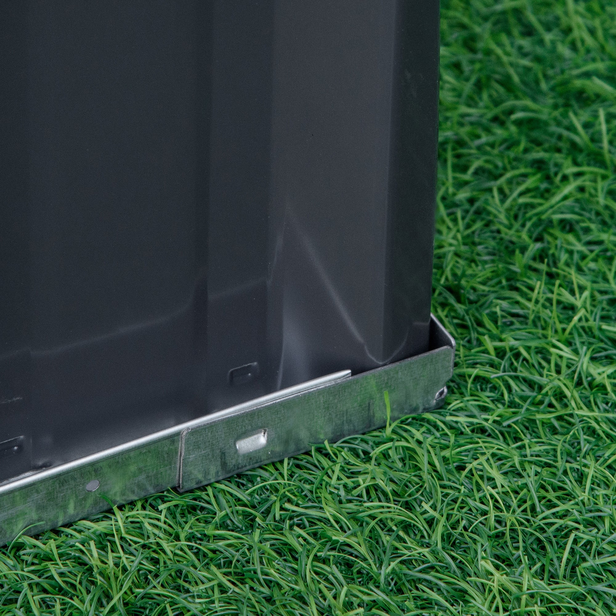 Kozy 3 Tier Raised Garden Bed, Metal Elevated Planer Box Kit Flower Pot w/ A Pairs of Glove for Garden, Patio to Grow Vegetables, Herbs, Flowers, 118 x 118 x 62 cm, Grey