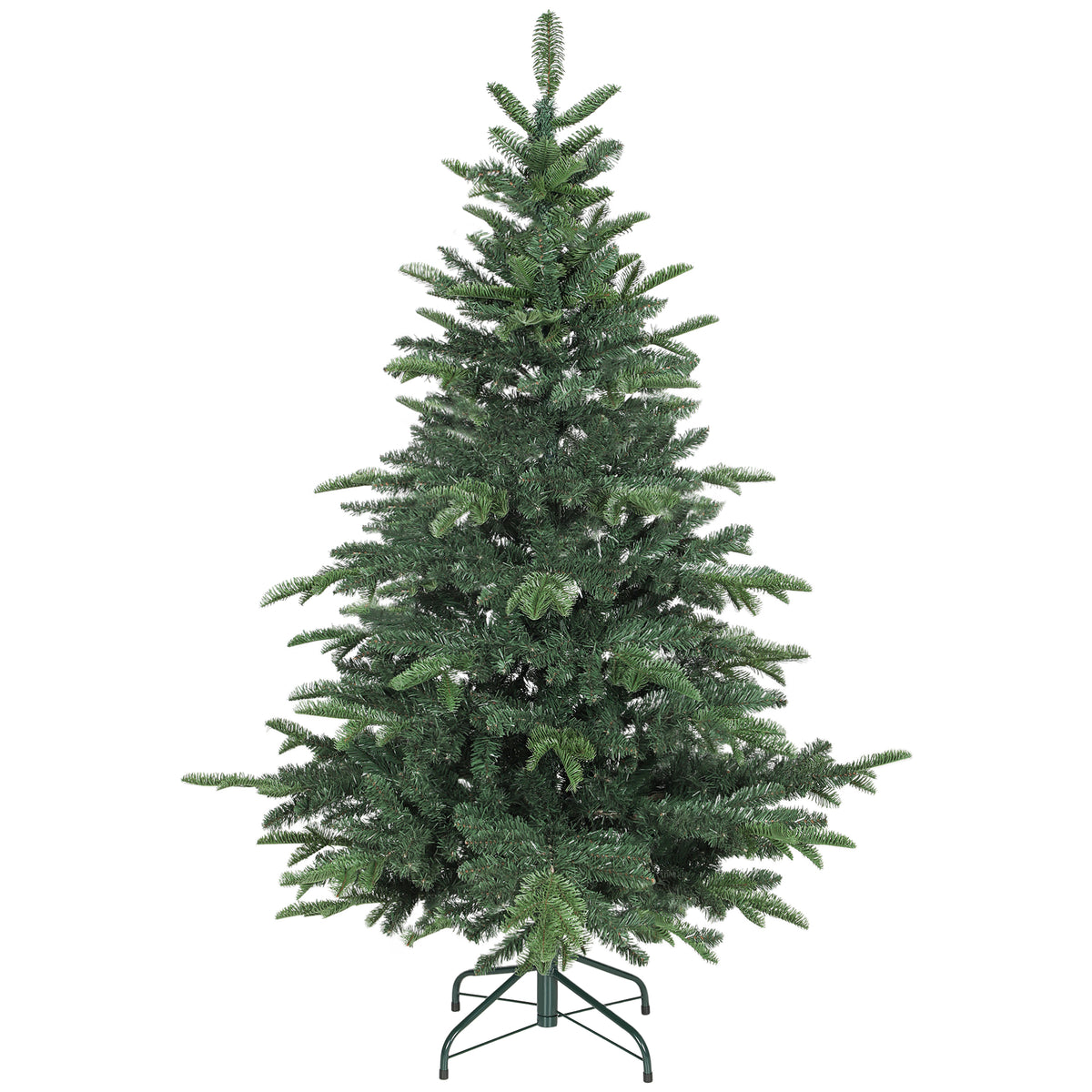 Kozy - 5ft Artificial Christmas Tree with Realistic Branches, Easy Assembly - Green