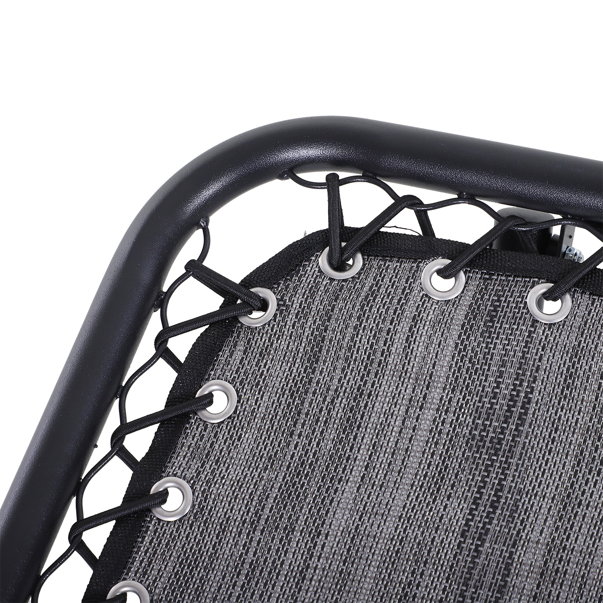 Kozy 3pcs Folding Zero Gravity Chairs Sun Lounger Table Set w/ Cup Holders Reclining Garden Yard Pool, Light Grey