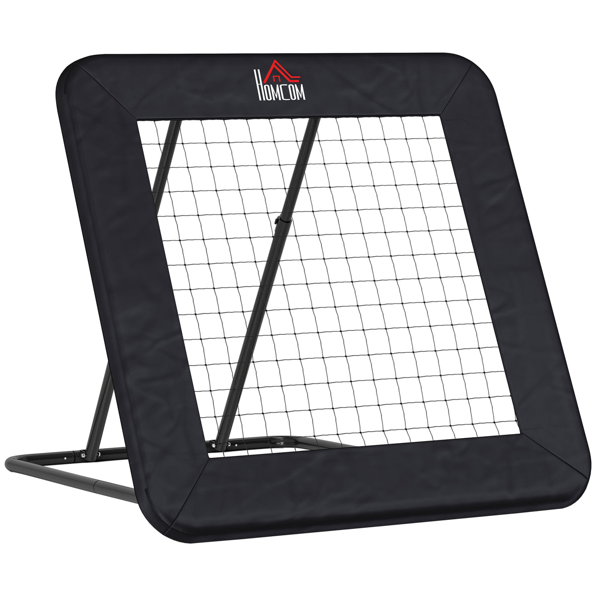 Kozy Football Training Net Target Goal, with Adjustable Angles - Black