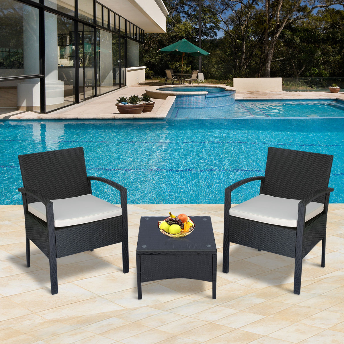 Outsunny Rattan Garden Furniture 2