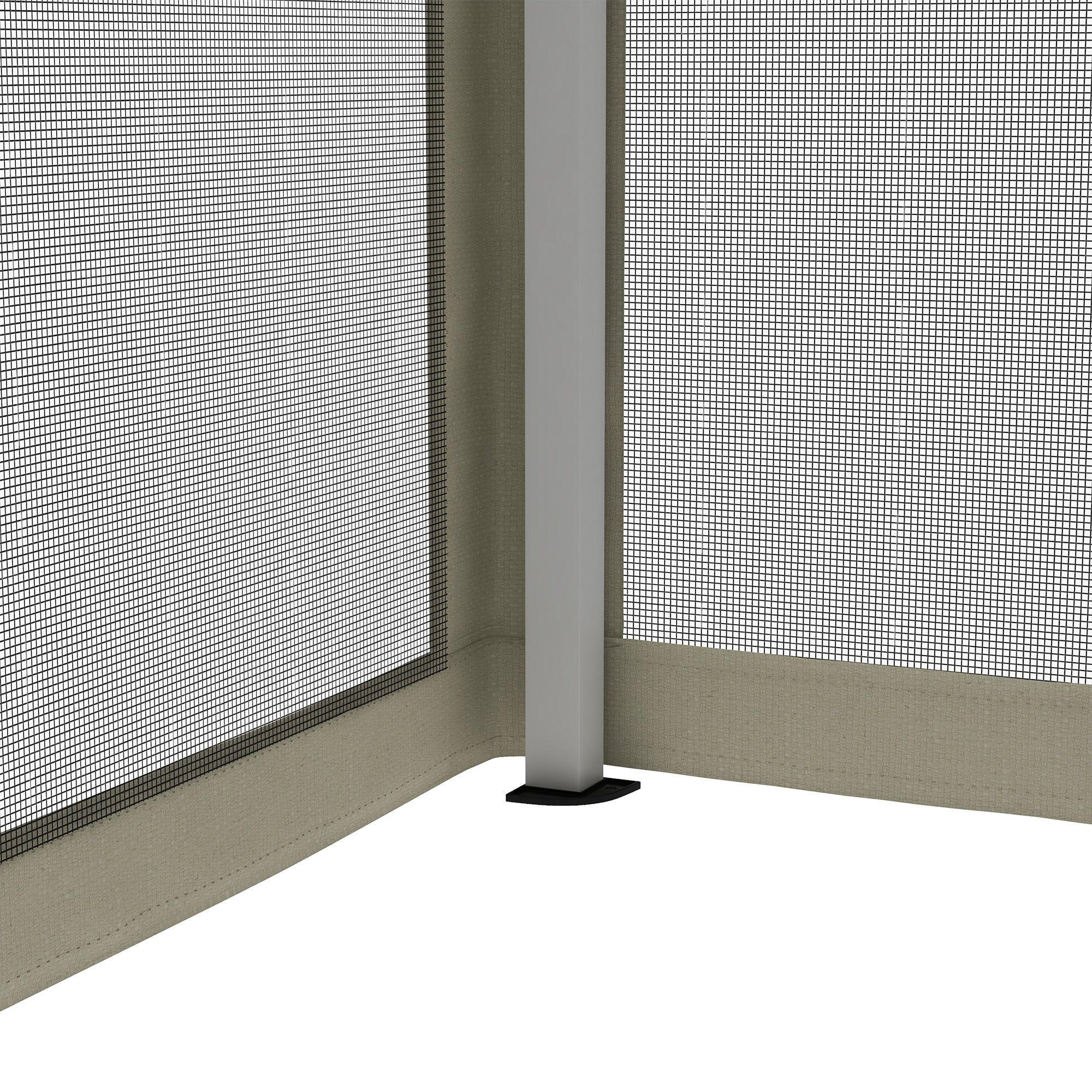 Kozy 3 x 3(m) Pop Up Gazebo with 4 Mesh Sides and Carry Bag, Height Adjustable Party Canopy Tent, Portable Garden Outdoor