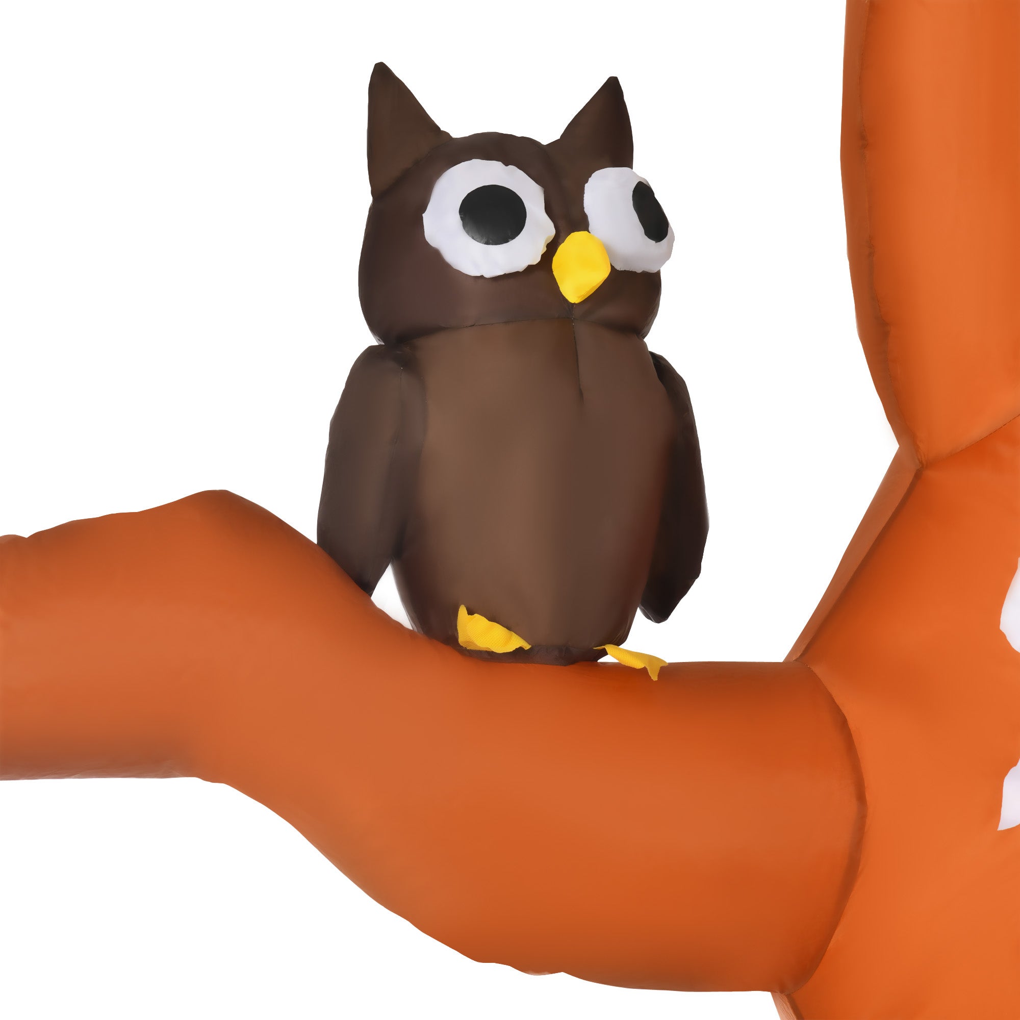 Kozy 2.7m Halloween Inflatable Dead Tree with Ghost, Pumpkin and Owl, Blow Up Decorations with Build-in LED Lights for Party Outdoor Garden Décor