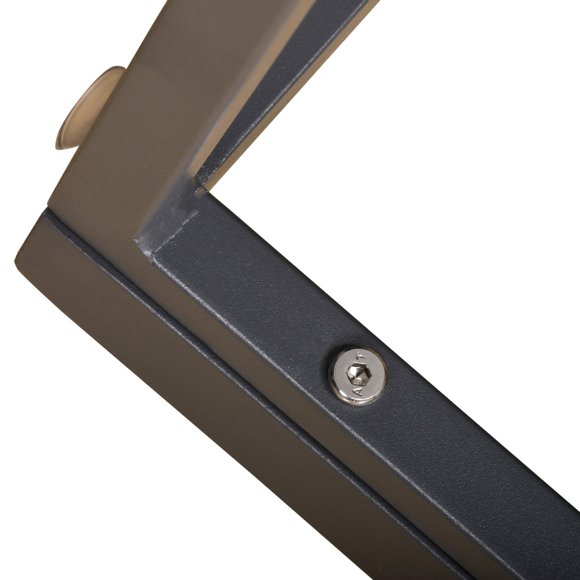 Kozy 5 Pieces Outdoor Patio Furniture Set, Sofa Couch with Glass Coffee Table, Cushioned Chairs and Aluminum Tube, for Balcony Garden Backyard, Grey