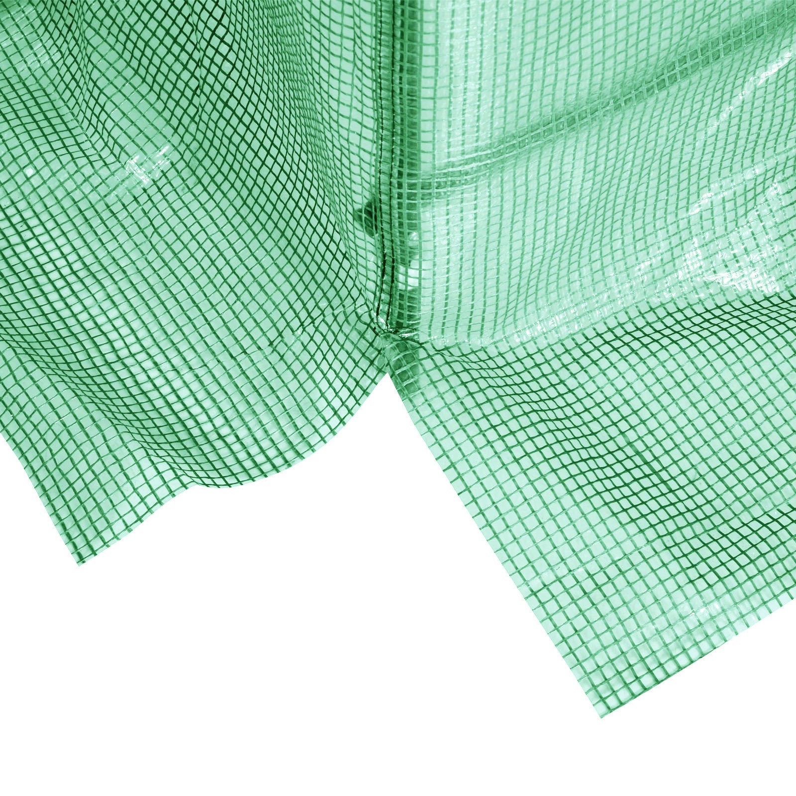 Kozy 245 x 200cm Polytunnel Greenhouse - Green