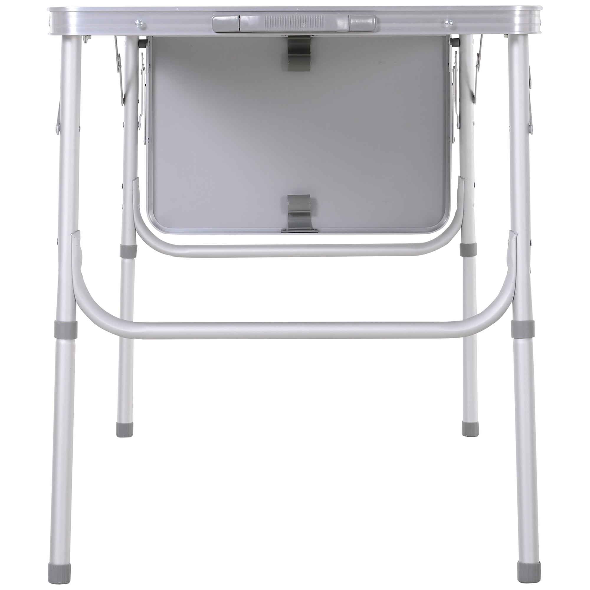 Kozy Aluminium MDF-Top 4ft Folding Portable Outdoor Table Silver