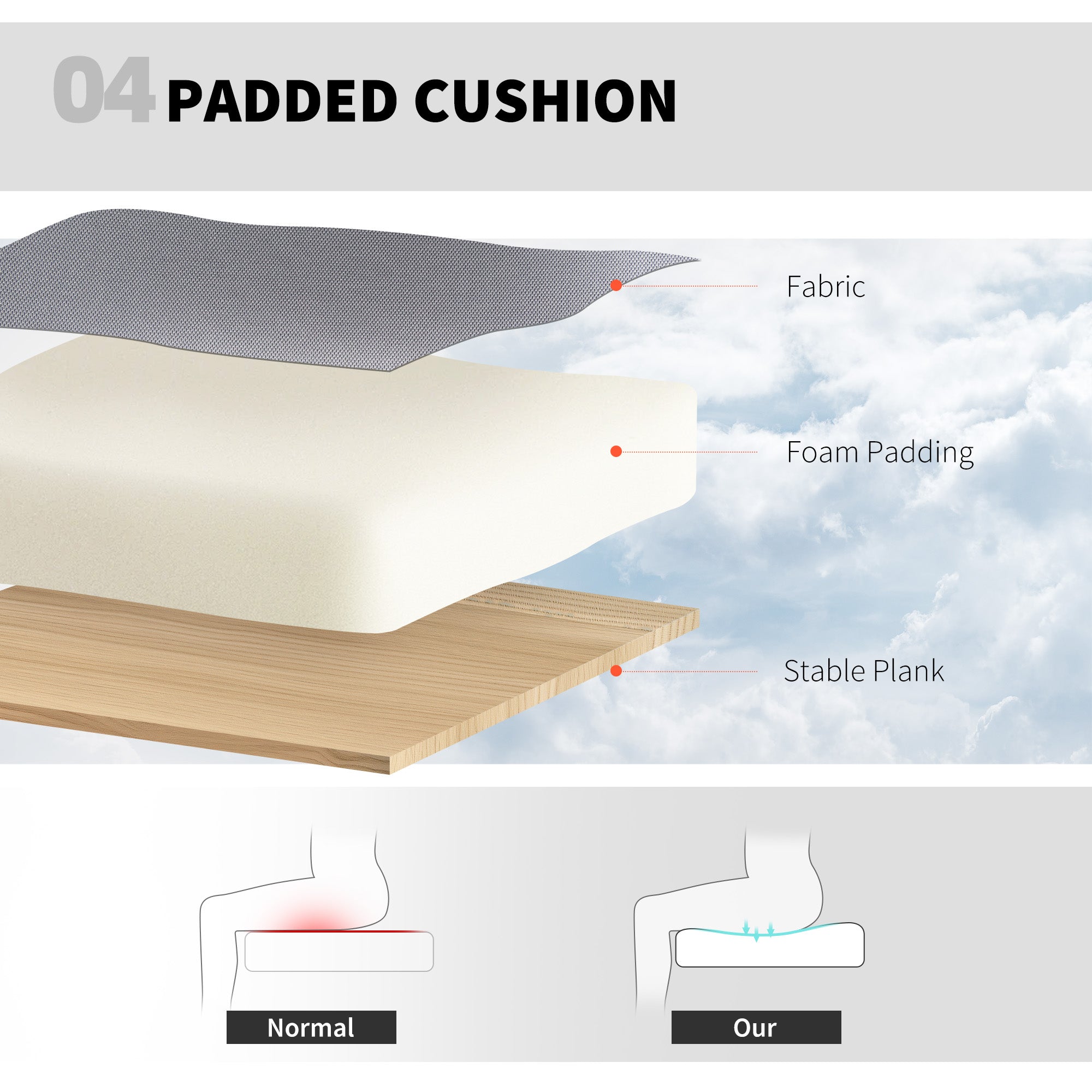 Kozy Draughtsman Chair, with Adjustable Lumbar - Charcoal Grey