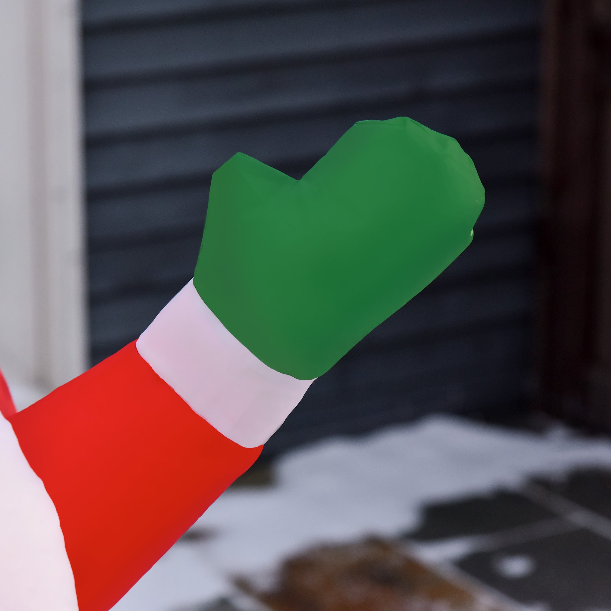 Kozy 8ft Christmas Inflatable Decoration with Santa Claus on Snowman Hot Air Balloon, Blow Up Xmas Decor for Outdoor Indoor