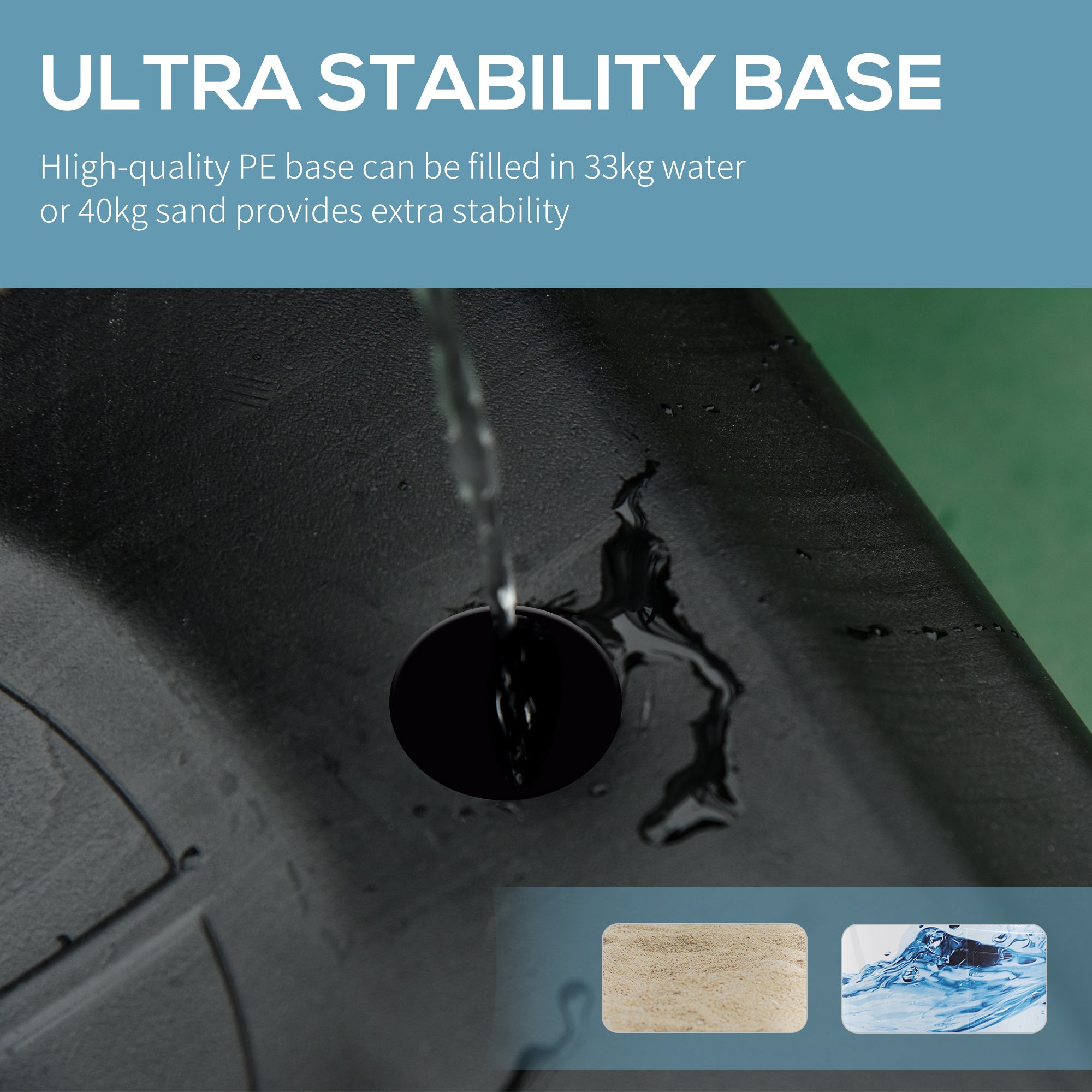 Kozy Portable Basketball Hoop Stand 160-210cm Adjustable Height Sturdy Rim Hoop w/ Large Wheels Stable Base & Net Free Standing