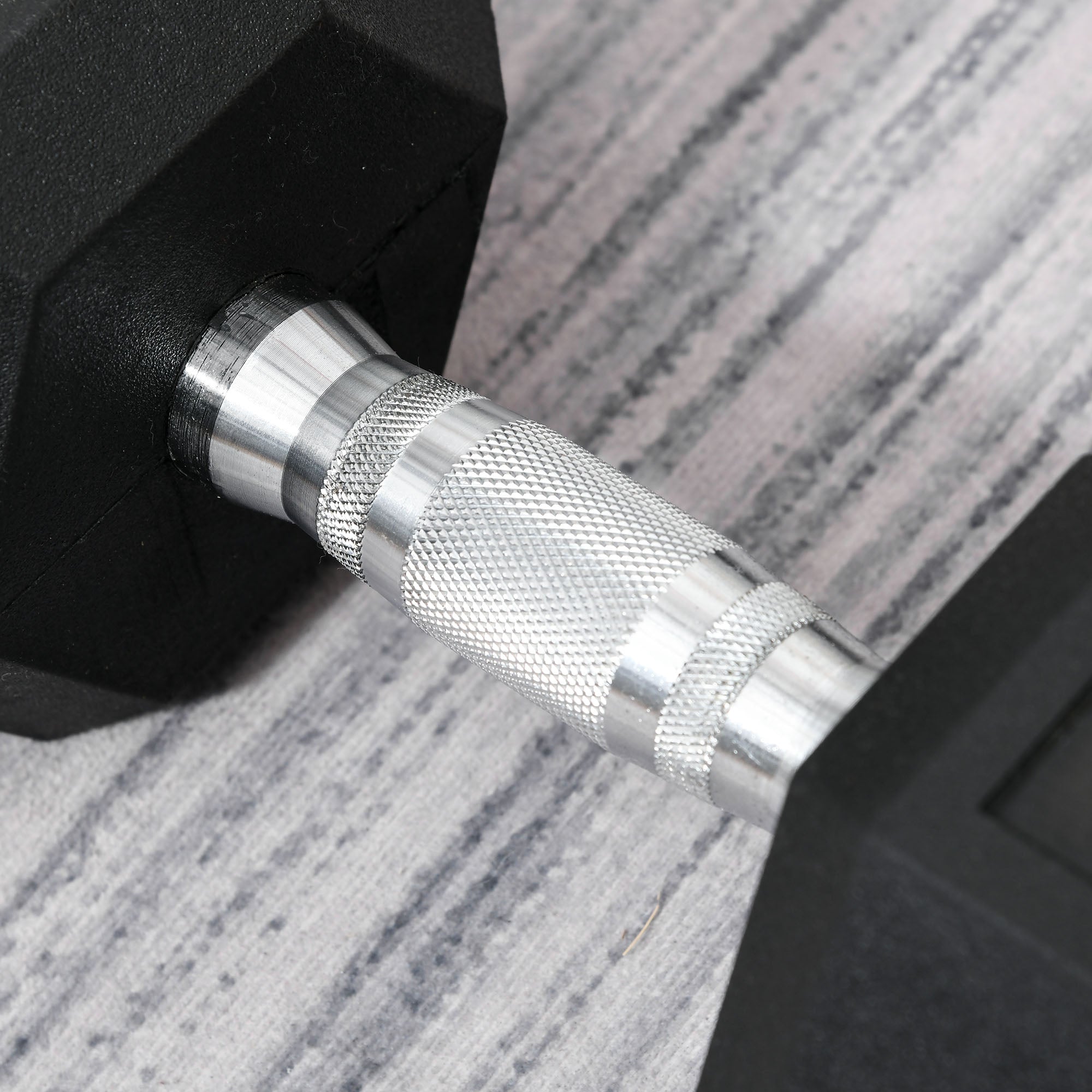 Kozy 15KG Single Rubber Hex Dumbbell Portable Hand Weights Dumbbell Home Gym