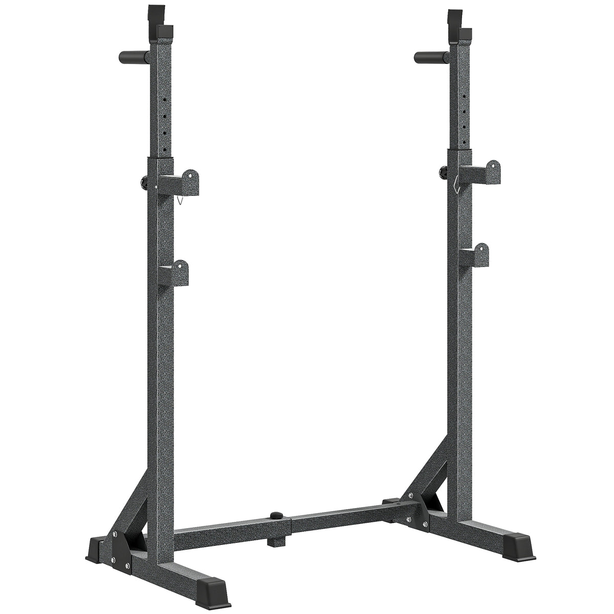 Kozy Heavy Duty Barbell Squat Rack, Adjustable and Multifunctional Weight Power Stand, for Home, Gym - Black