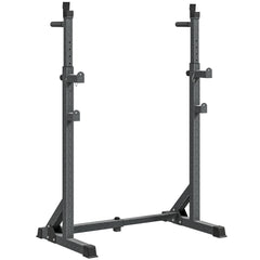 Kozy Heavy Duty Barbell Squat Rack, Adjustable and Multifunctional Weight Power Stand, for Home, Gym - Black