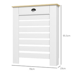 Kozy - 95.5H x 78Wcm Radiator Cover, with Drawer - White
