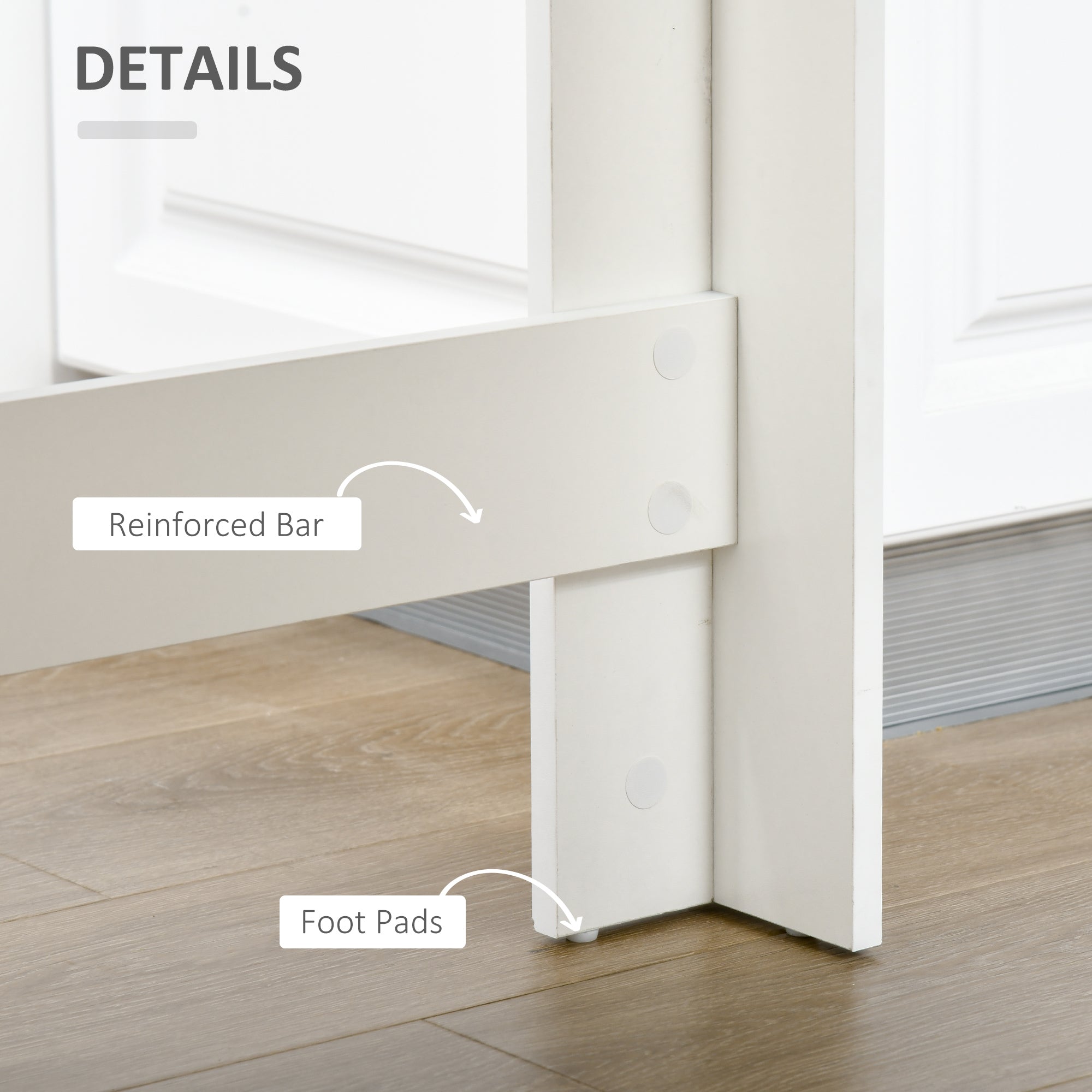 Kozy Bar Table, Dining Table with 4-Tier Storage Shelf for Breakfast Bar, Kitchen, Dining Room, Living Room, Grey