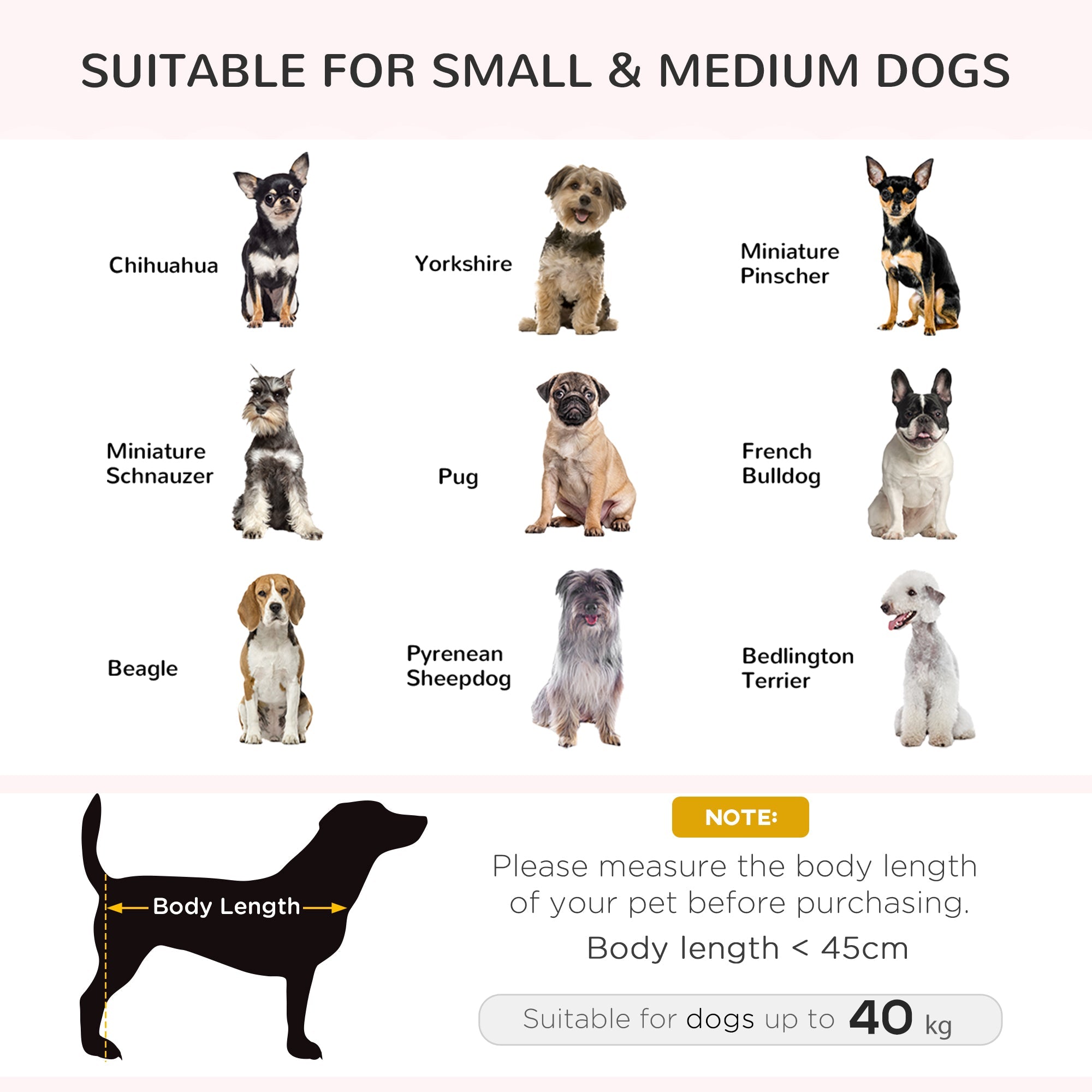 PawHut Dog Sofa Bed, Elevated Dog Couch for Medium and Small Dogs, with Soft Cushion, Removable and Washable Cover, Grey | Aosom UK
