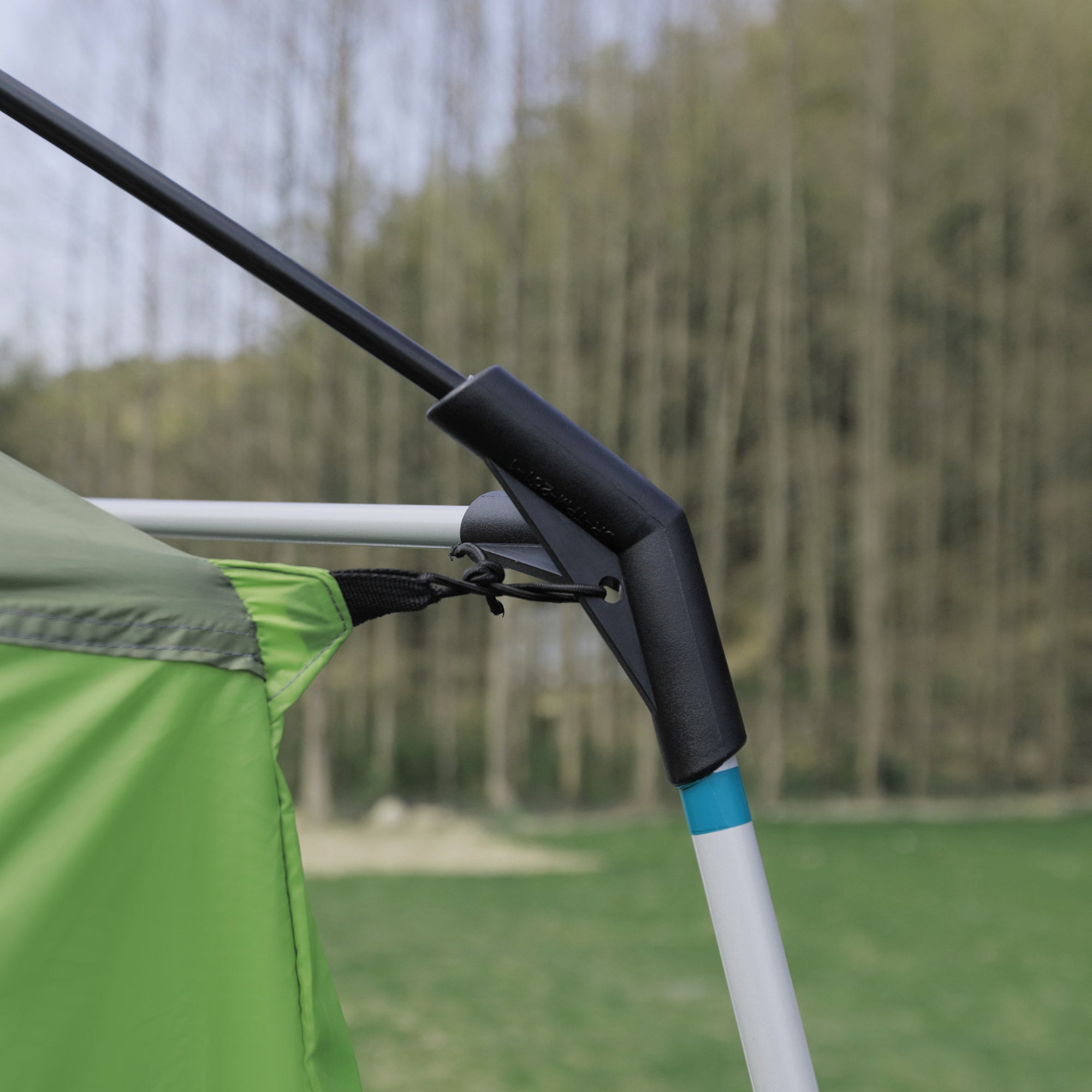 Kozy Tunnel Tent Camping Shelter w/ Porch, Two Rooms, Lamp Hook, Portable Carry Bag