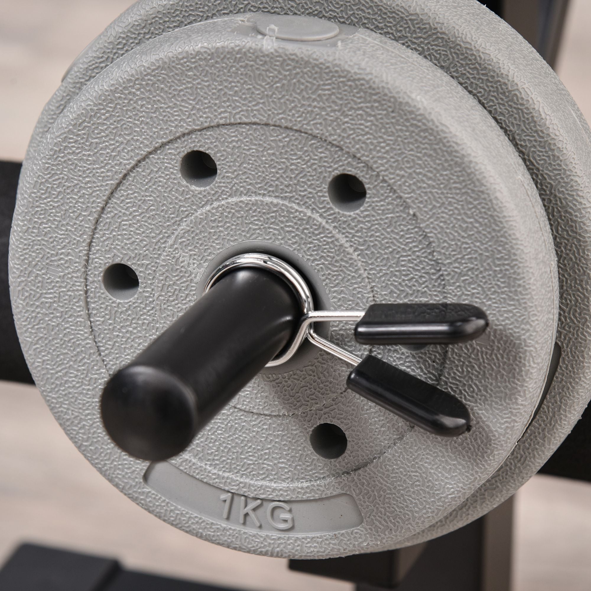 Kozy Adjustable Weight Bench with Leg Extension, Barbell Rack, Preacher Curl Pad, Butterfly, Multi-Function Home Gym Bench for Strength Training, Red