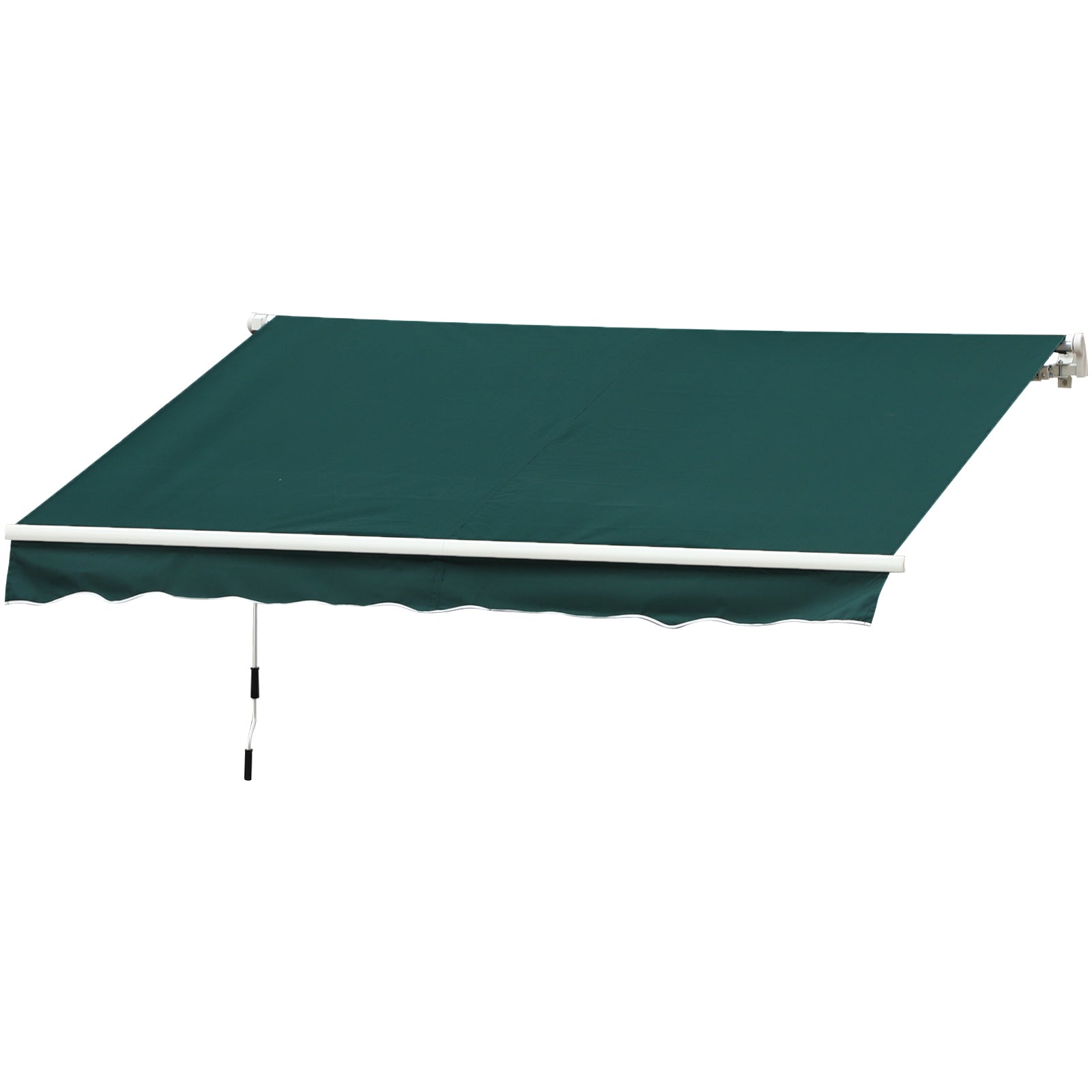 Kozy Manual Retractable Awning, 3.5x2.5 m-Green