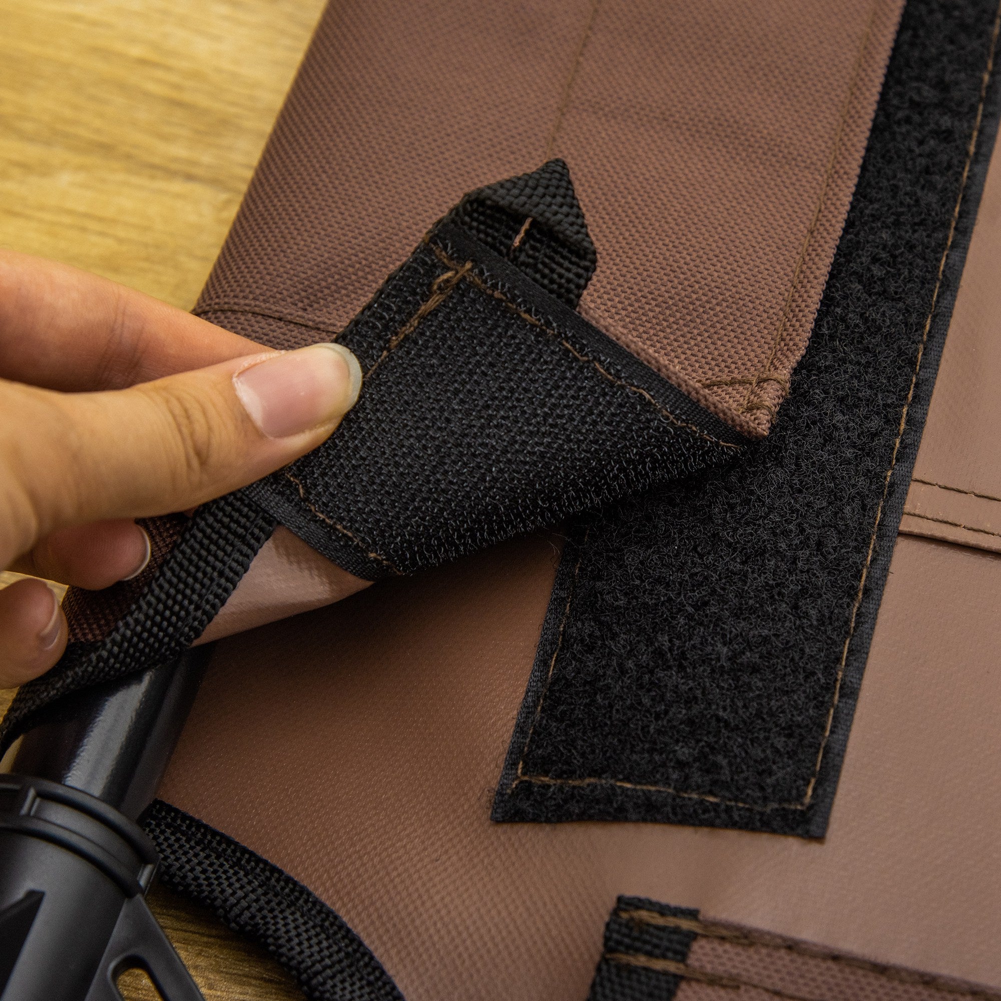 Kozy Large Raised Dog Bed Cat Elevated Lifted Cooling Portable Camping Basket Outdoor Indoor Mesh Pet Cot Metal Frame Brown